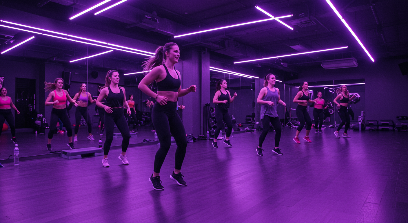 Групповое занятие шейпингом